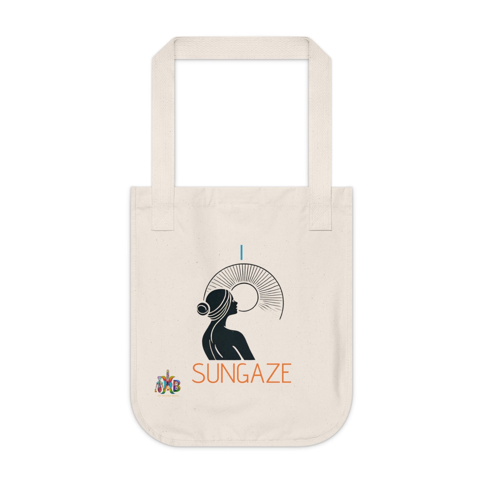 'I Sungaze'_100% Organic Cotton Canvas Tote Bag - My Higher Being