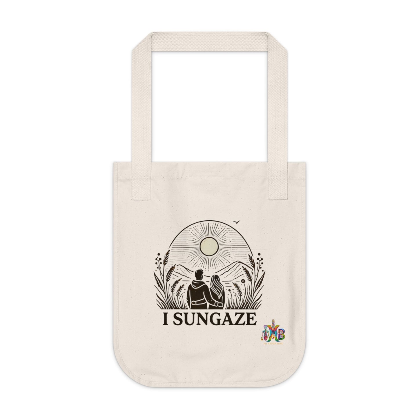 'I Sungaze'_100% Organic Cotton Canvas Tote Bag - My Higher Being