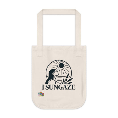 'I Sungaze'_100% Organic Cotton Canvas Tote Bag - My Higher Being