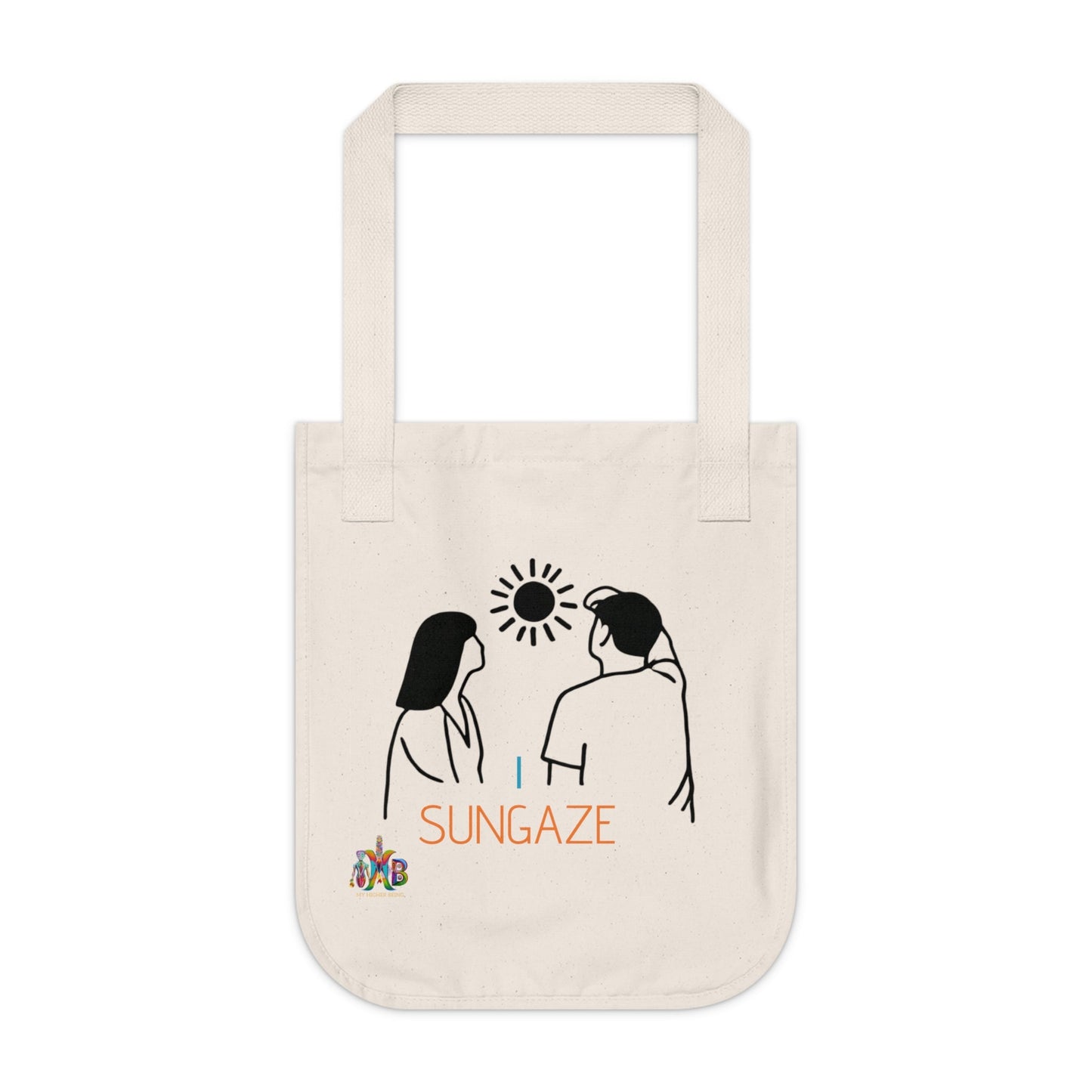 'I Sungaze'_100% Organic Cotton Canvas Tote Bag - My Higher Being