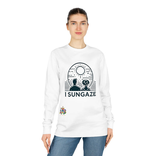 'I Sungaze'_100% Organic Cotton Long Sleeve Tee - My Higher Being