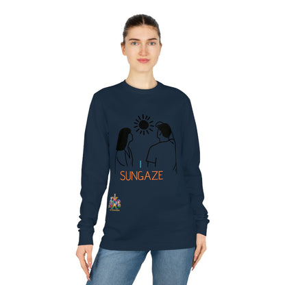 'I Sungaze'_100% Organic Cotton Long Sleeve Tee - My Higher Being