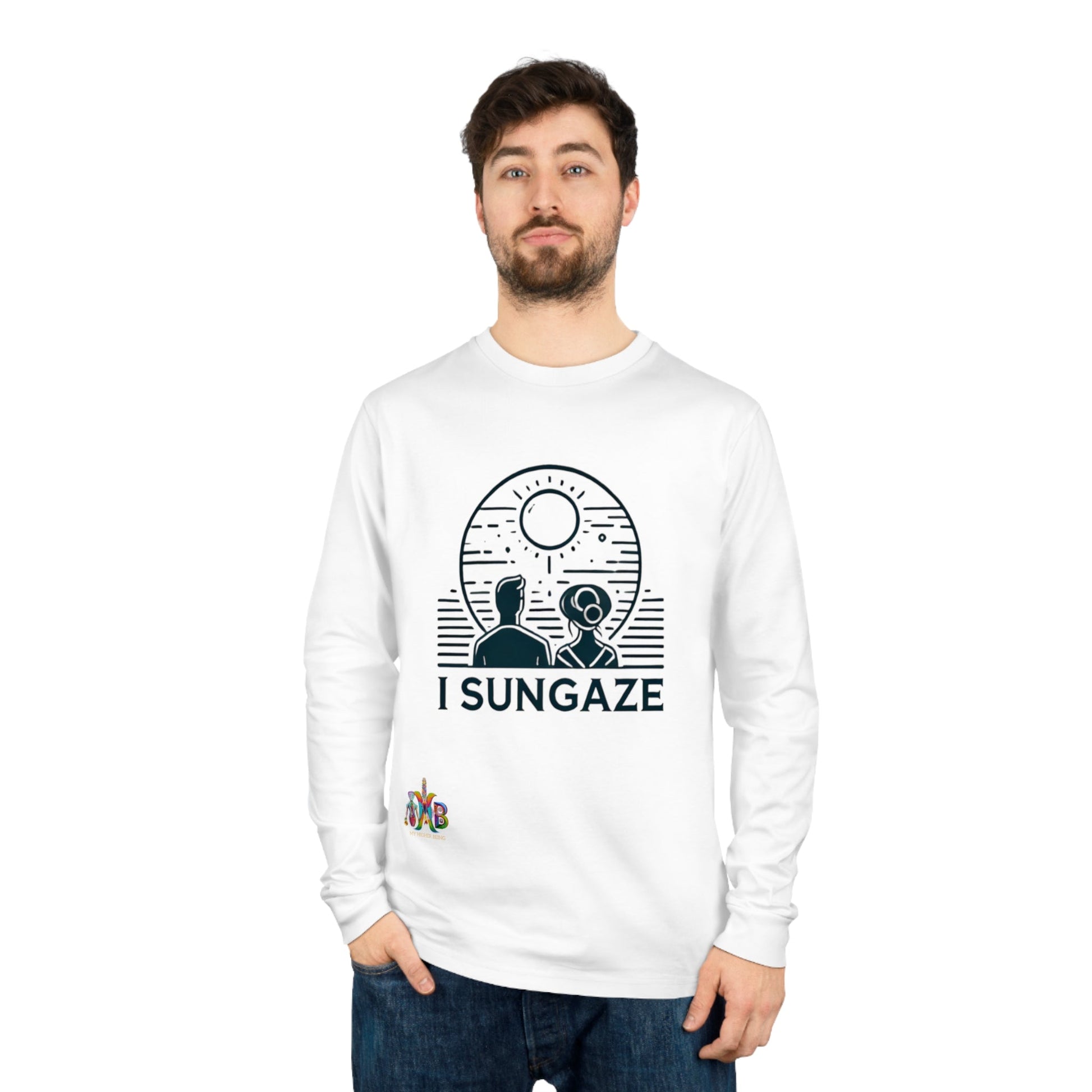 'I Sungaze'_100% Organic Cotton Long Sleeve Tee - My Higher Being