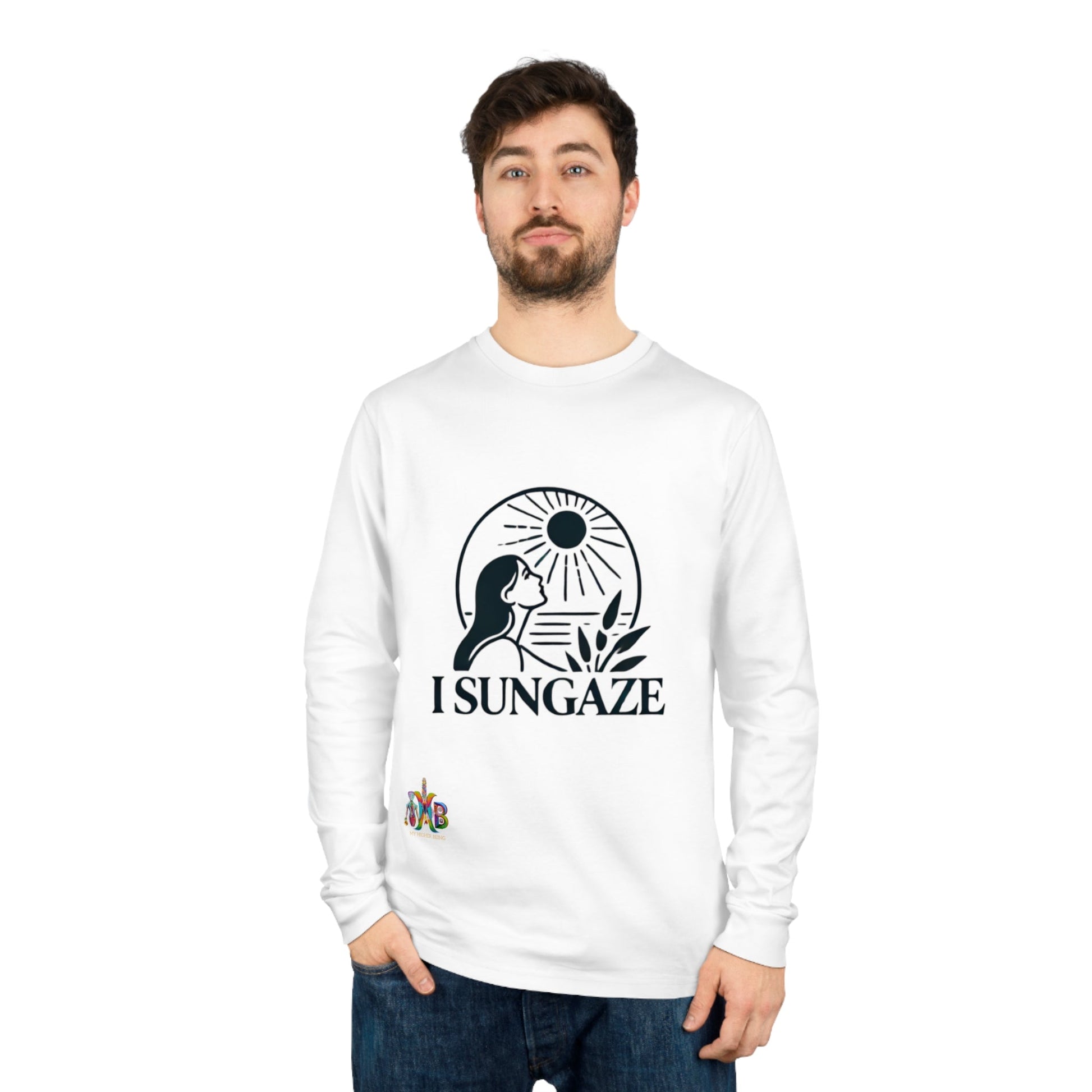 'I Sungaze'_100% Organic Cotton Long Sleeve Tee - My Higher Being