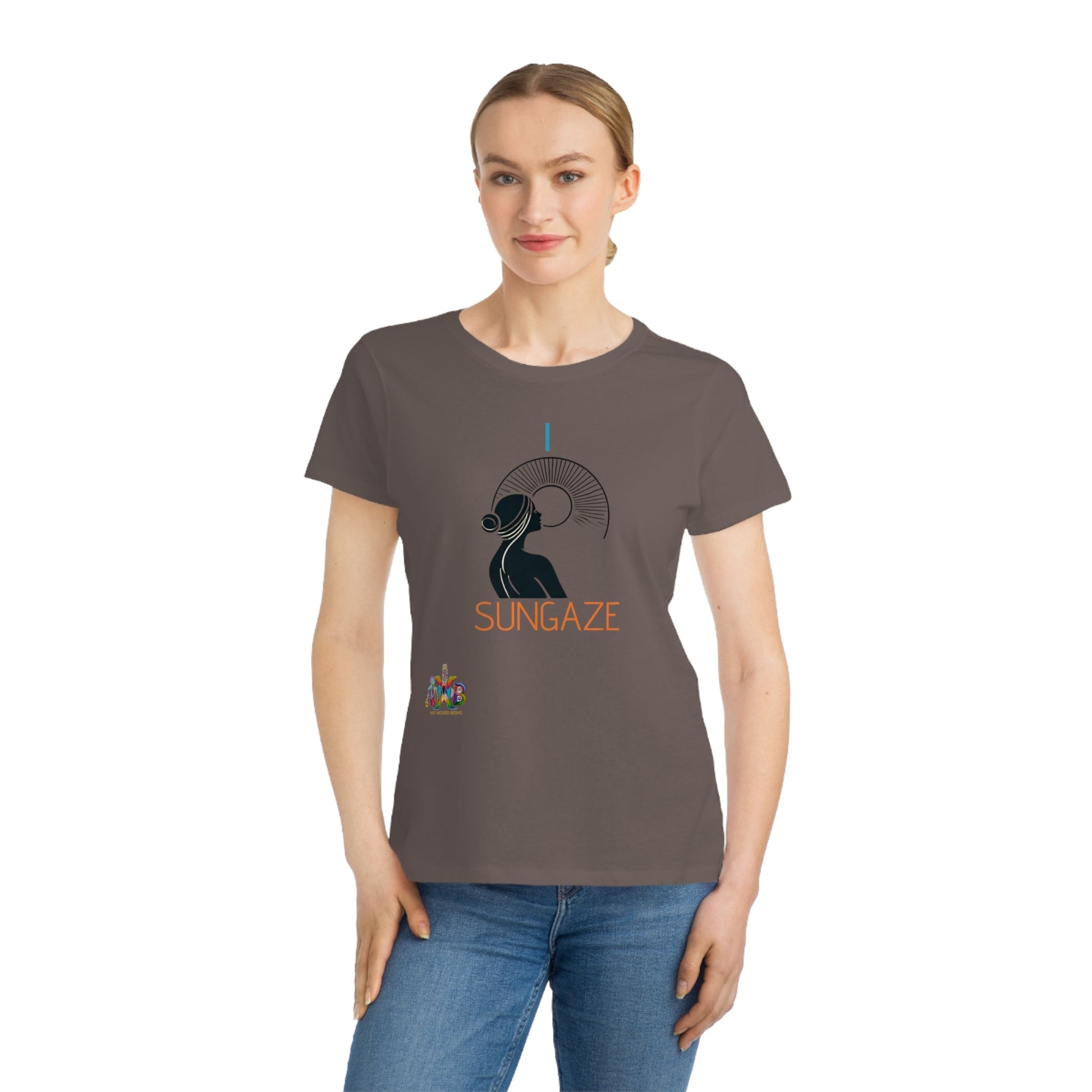 'I Sungaze'_100% Organic Women's Classic T-Shirt - My Higher Being