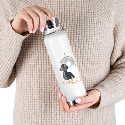 'I Sungaze'_Copper Vacuum Insulated Bottle, 22oz - My Higher Being