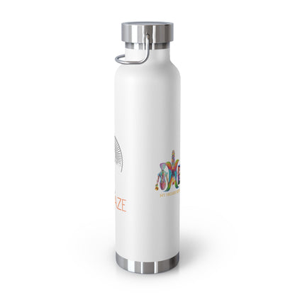 'I Sungaze'_Copper Vacuum Insulated Bottle, 22oz - My Higher Being