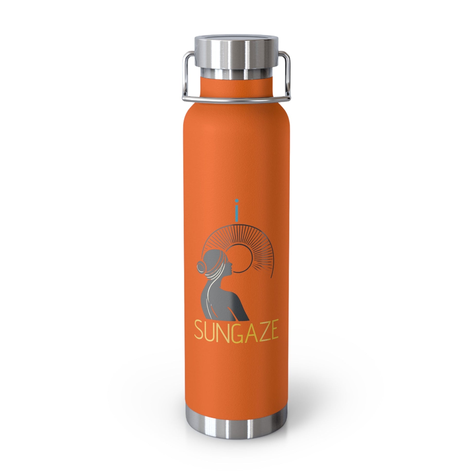 'I Sungaze'_Copper Vacuum Insulated Bottle, 22oz - My Higher Being
