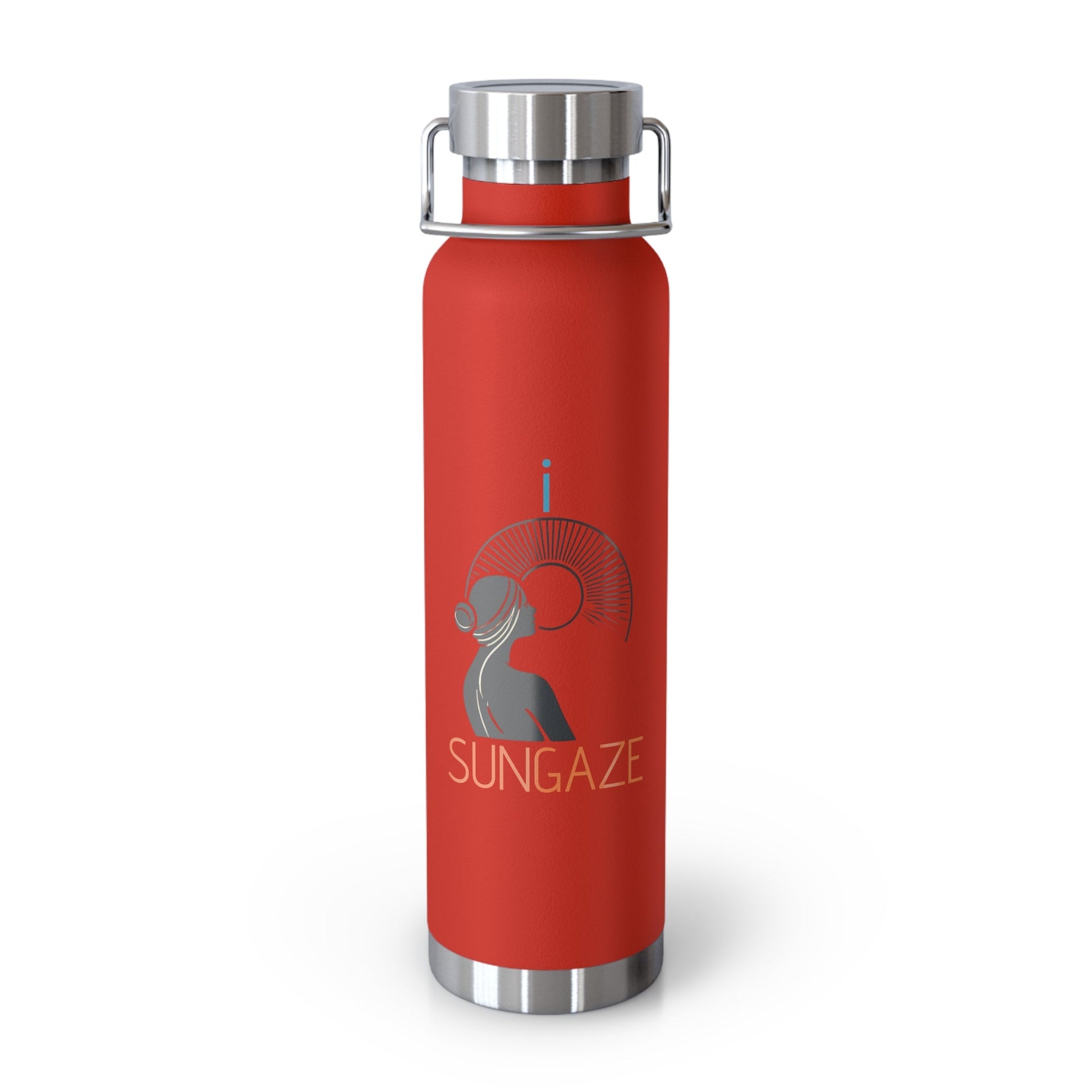 'I Sungaze'_Copper Vacuum Insulated Bottle, 22oz - My Higher Being