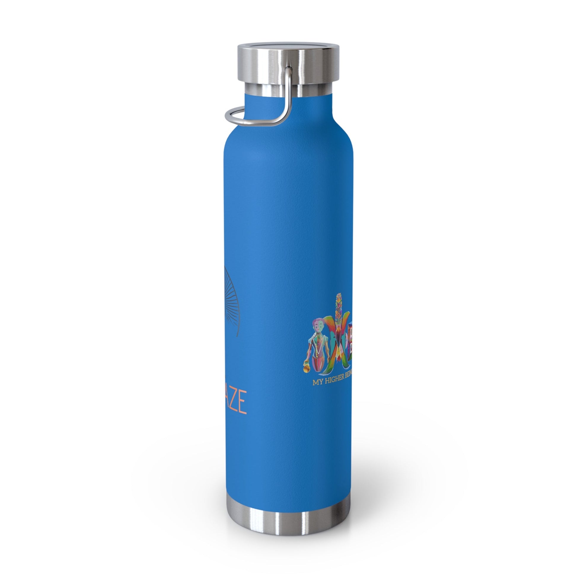 'I Sungaze'_Copper Vacuum Insulated Bottle, 22oz - My Higher Being