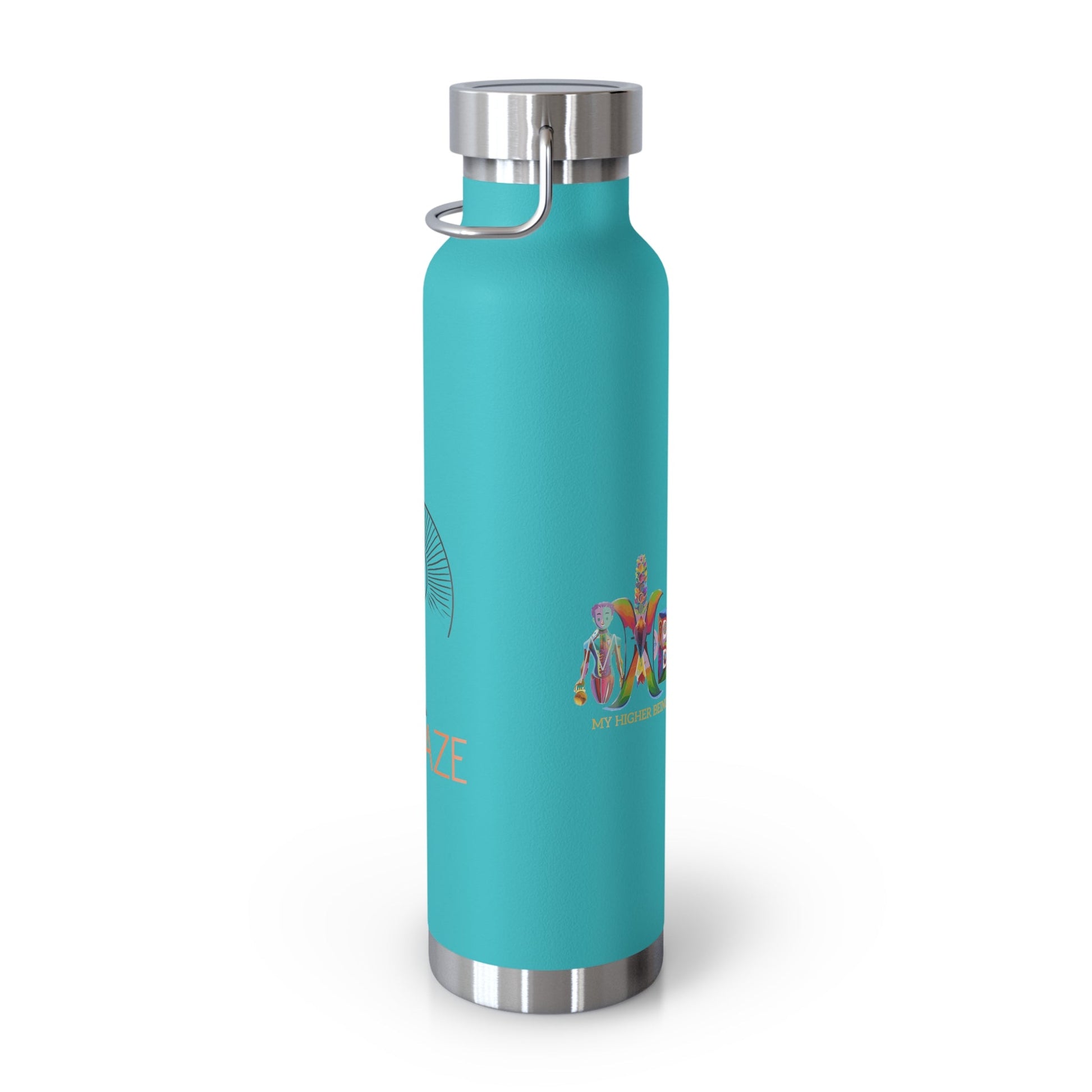 'I Sungaze'_Copper Vacuum Insulated Bottle, 22oz - My Higher Being