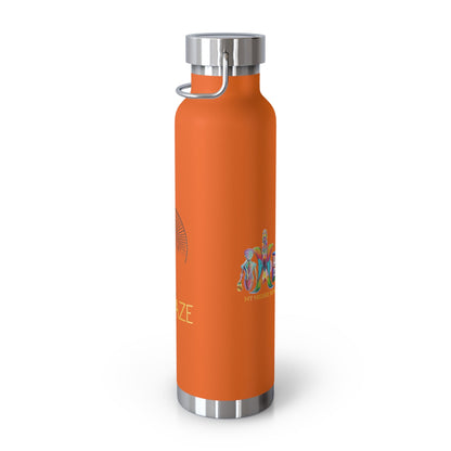 'I Sungaze'_Copper Vacuum Insulated Bottle, 22oz - My Higher Being