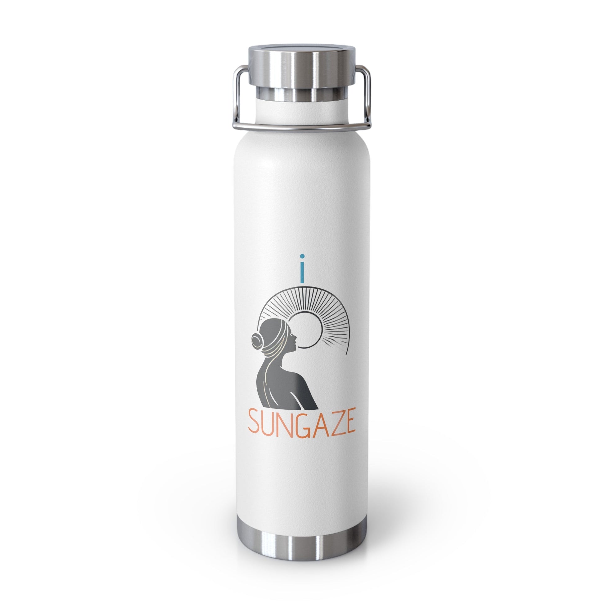 'I Sungaze'_Copper Vacuum Insulated Bottle, 22oz - My Higher Being
