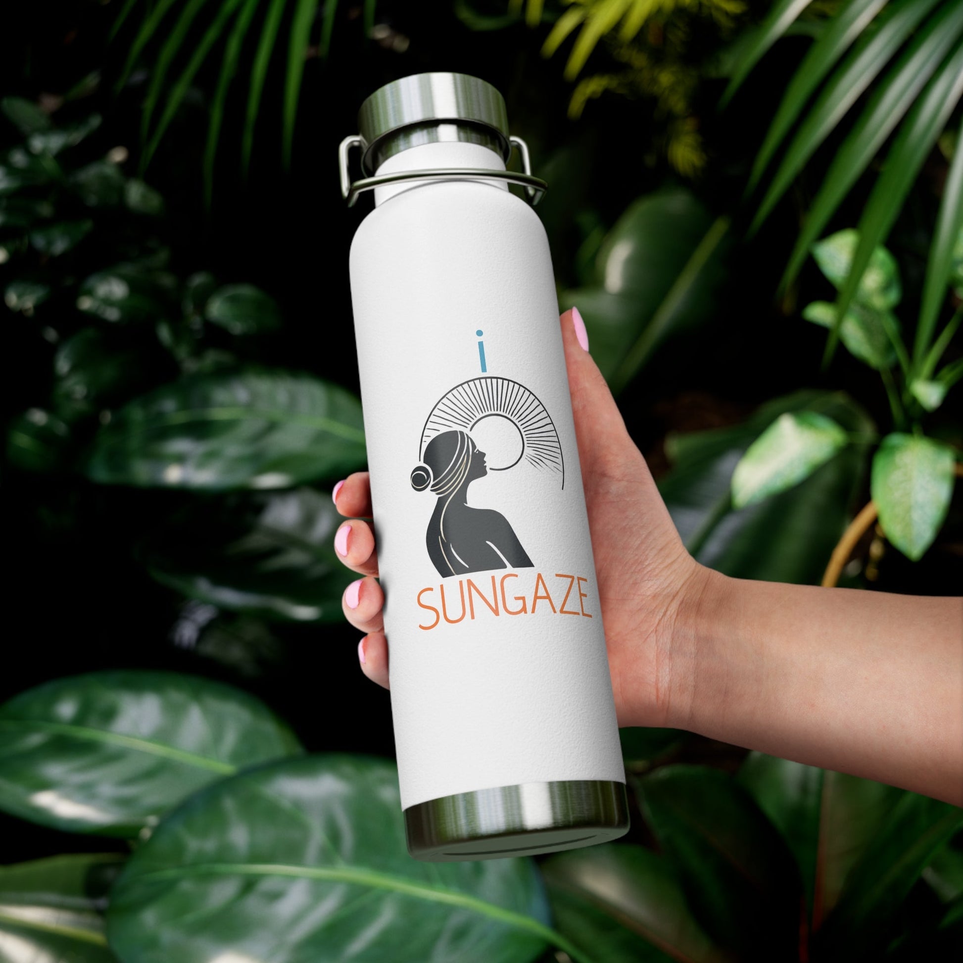 'I Sungaze'_Copper Vacuum Insulated Bottle, 22oz - My Higher Being