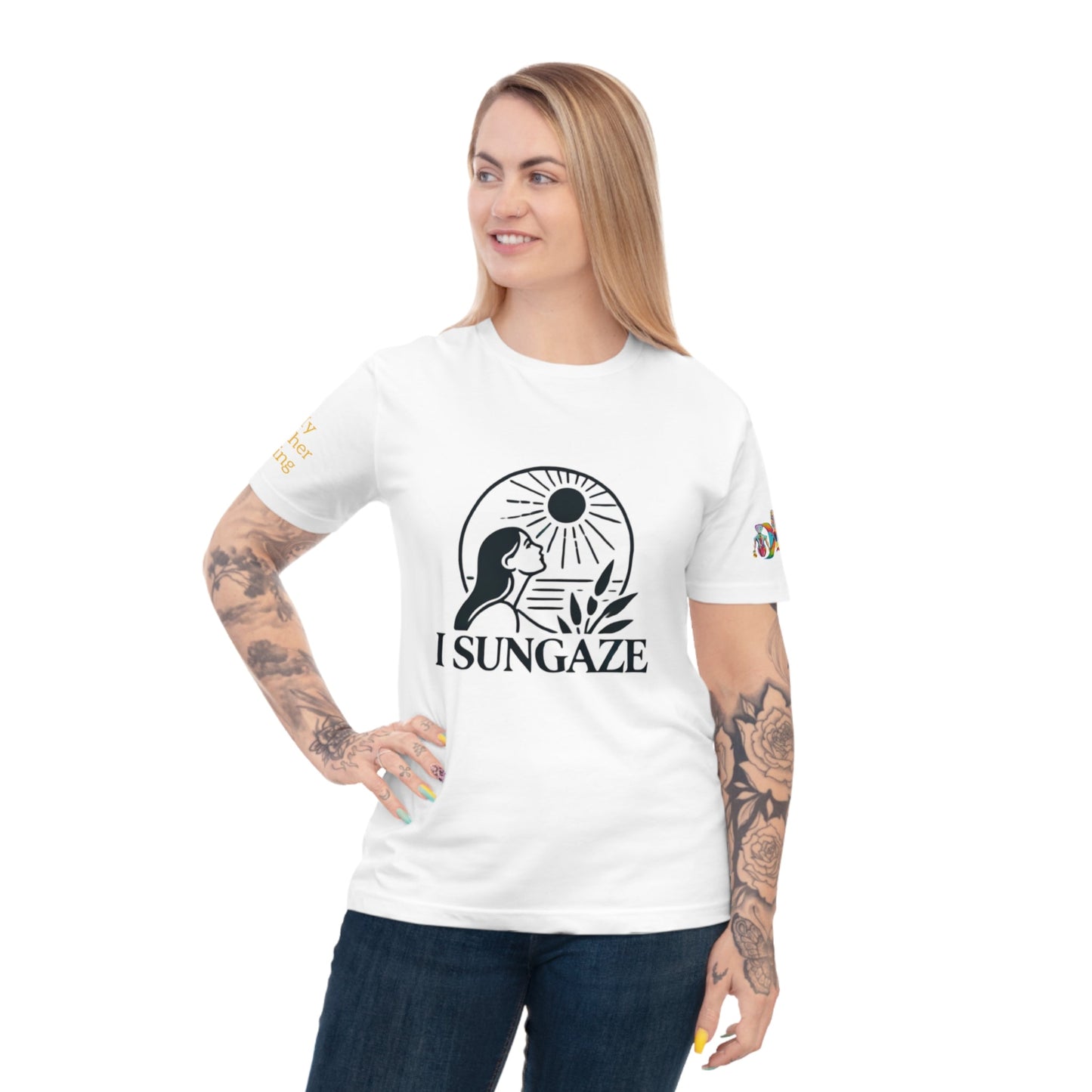 'I Sungaze' (MHB EDITION)_100% Organic Cotton T-Shirt - My Higher Being