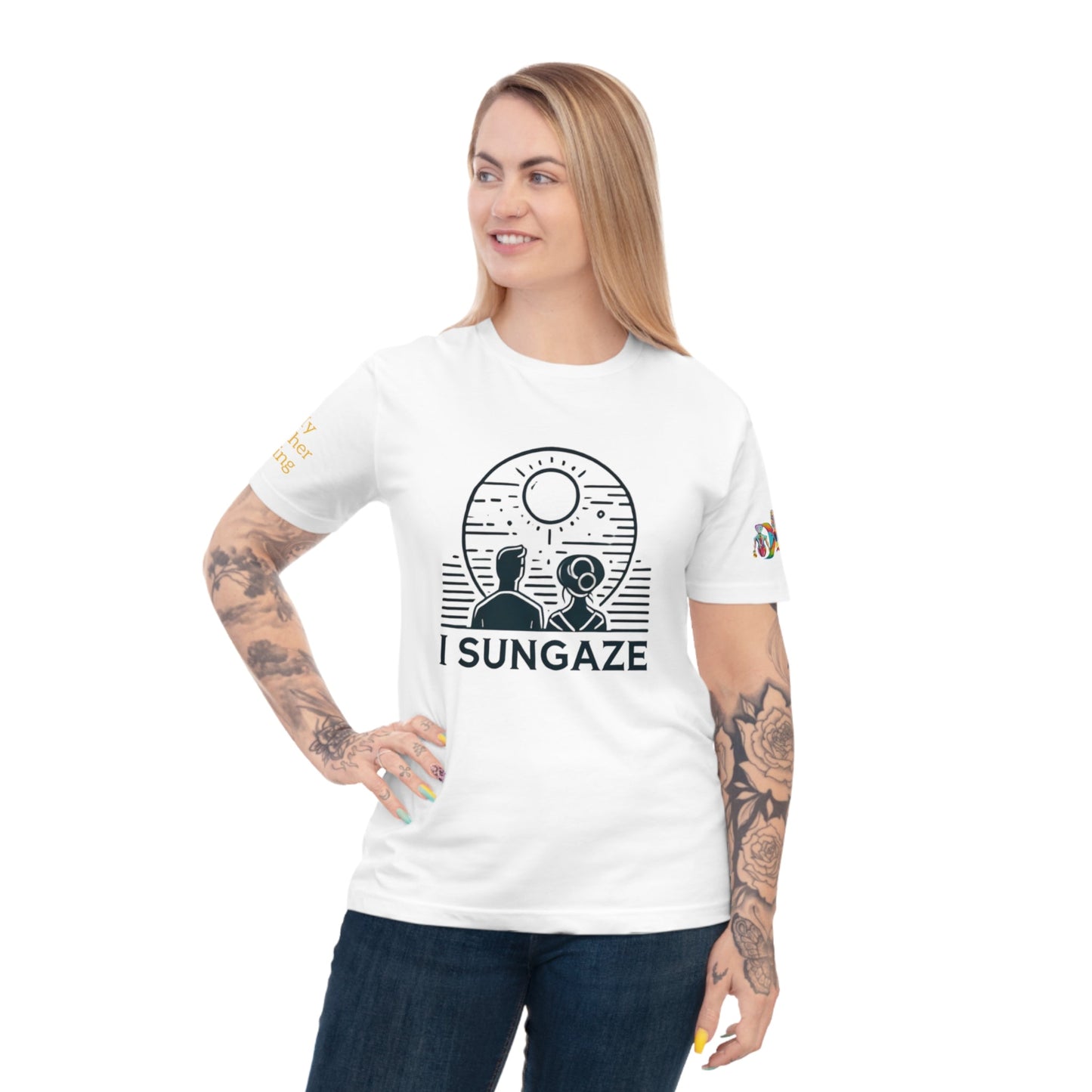 'I Sungaze' (MHB EDITION)_100% Organic Cotton T-Shirt - My Higher Being