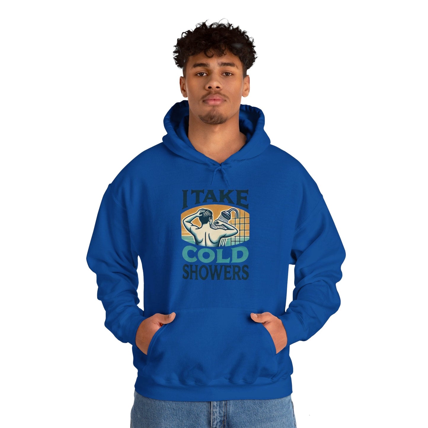 I Take Cold Showers Man's Hoodie - My Higher Being