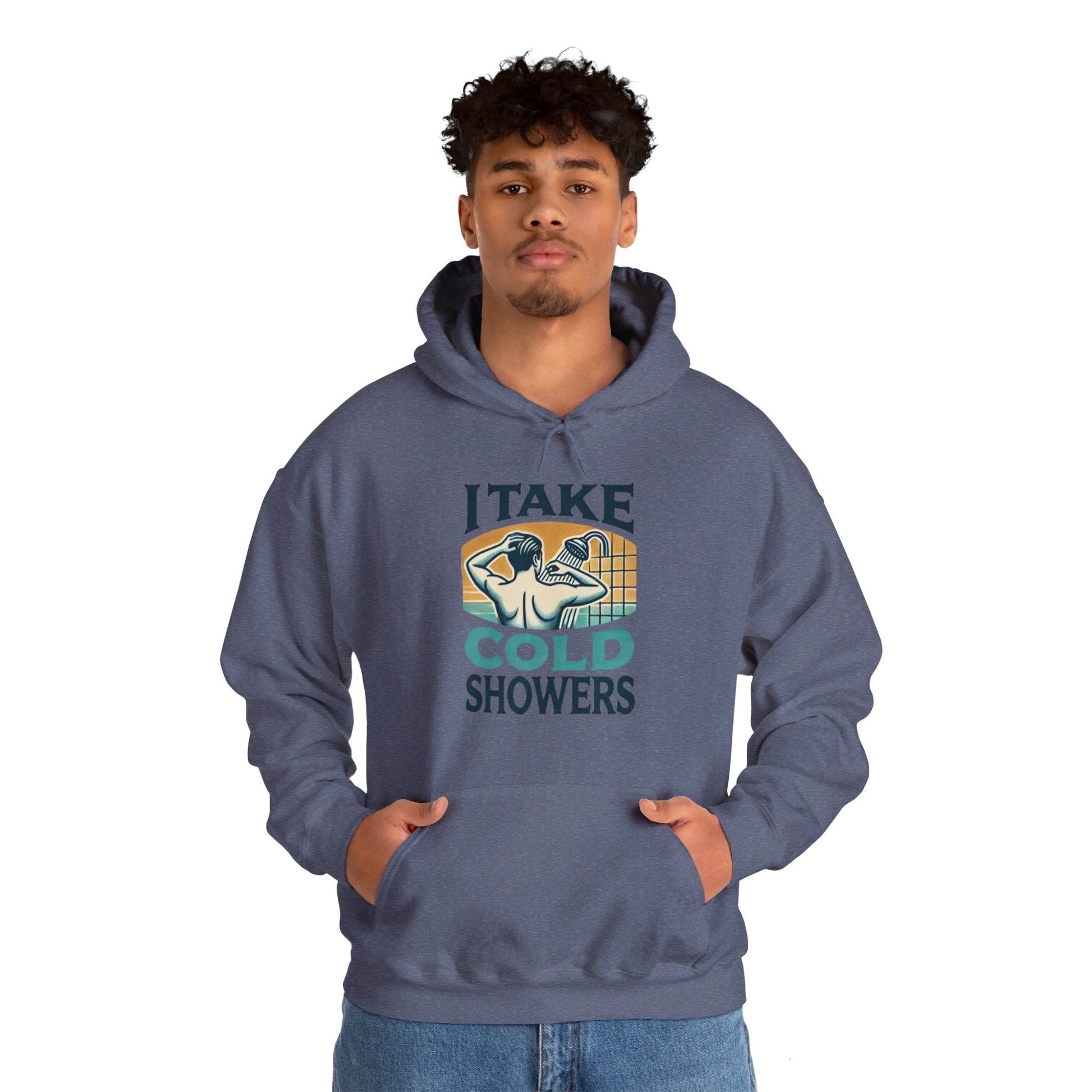 I Take Cold Showers Man's Hoodie - My Higher Being