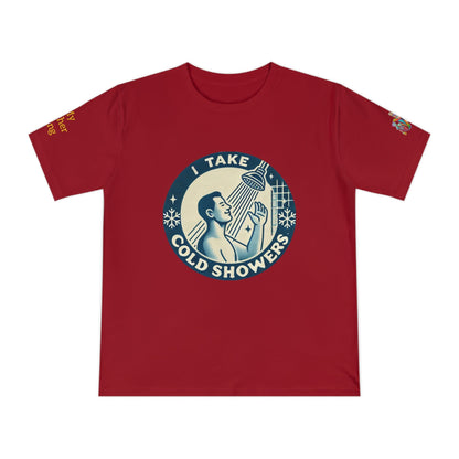 'I Take Cold Showers' (MHB EDITION)_100% Organic Cotton T-Shirt - My Higher Being