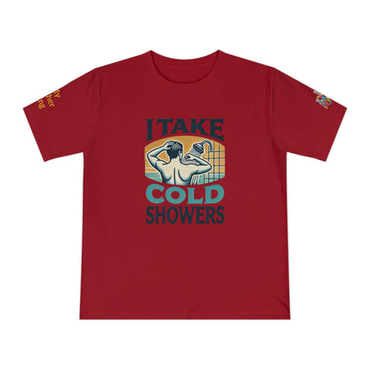 'I Take Cold Showers' (MHB EDITION)_100% Organic Cotton T-Shirt - My Higher Being