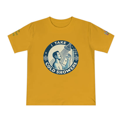 'I Take Cold Showers' (MHB EDITION)_100% Organic Cotton T-Shirt - My Higher Being