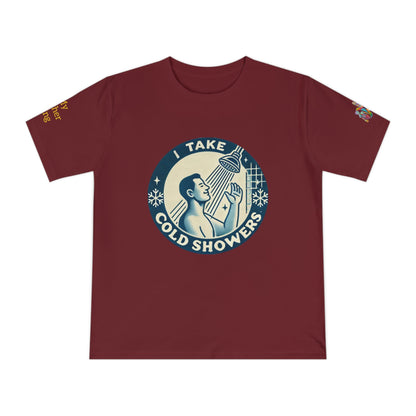 'I Take Cold Showers' (MHB EDITION)_100% Organic Cotton T-Shirt - My Higher Being