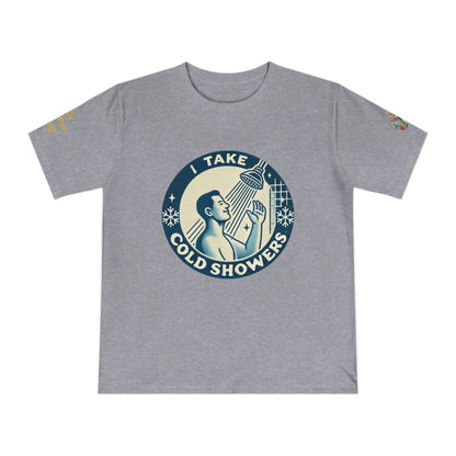 'I Take Cold Showers' (MHB EDITION)_100% Organic Cotton T-Shirt - My Higher Being