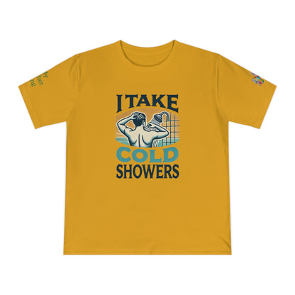 'I Take Cold Showers' (MHB EDITION)_100% Organic Cotton T-Shirt - My Higher Being