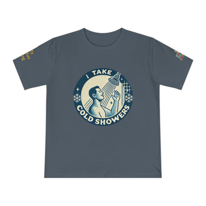 'I Take Cold Showers' (MHB EDITION)_100% Organic Cotton T-Shirt - My Higher Being