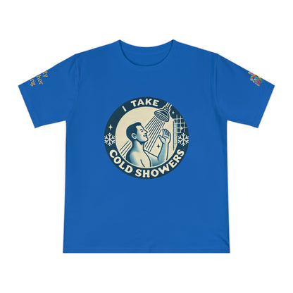 'I Take Cold Showers' (MHB EDITION)_100% Organic Cotton T-Shirt - My Higher Being