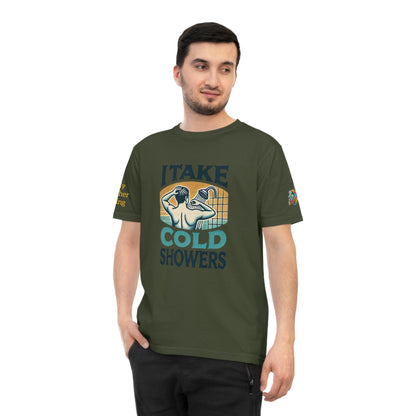 'I Take Cold Showers' (MHB EDITION)_100% Organic Cotton T-Shirt - My Higher Being