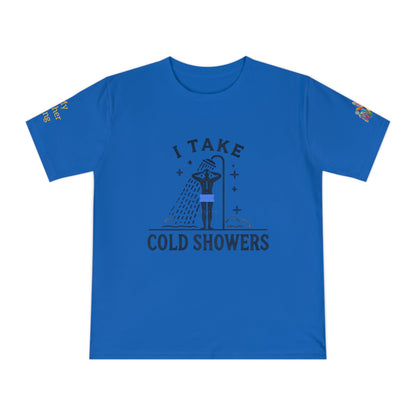 'I Take Cold Showers' (MHB EDITION)_100% Organic Cotton T-Shirt - My Higher Being