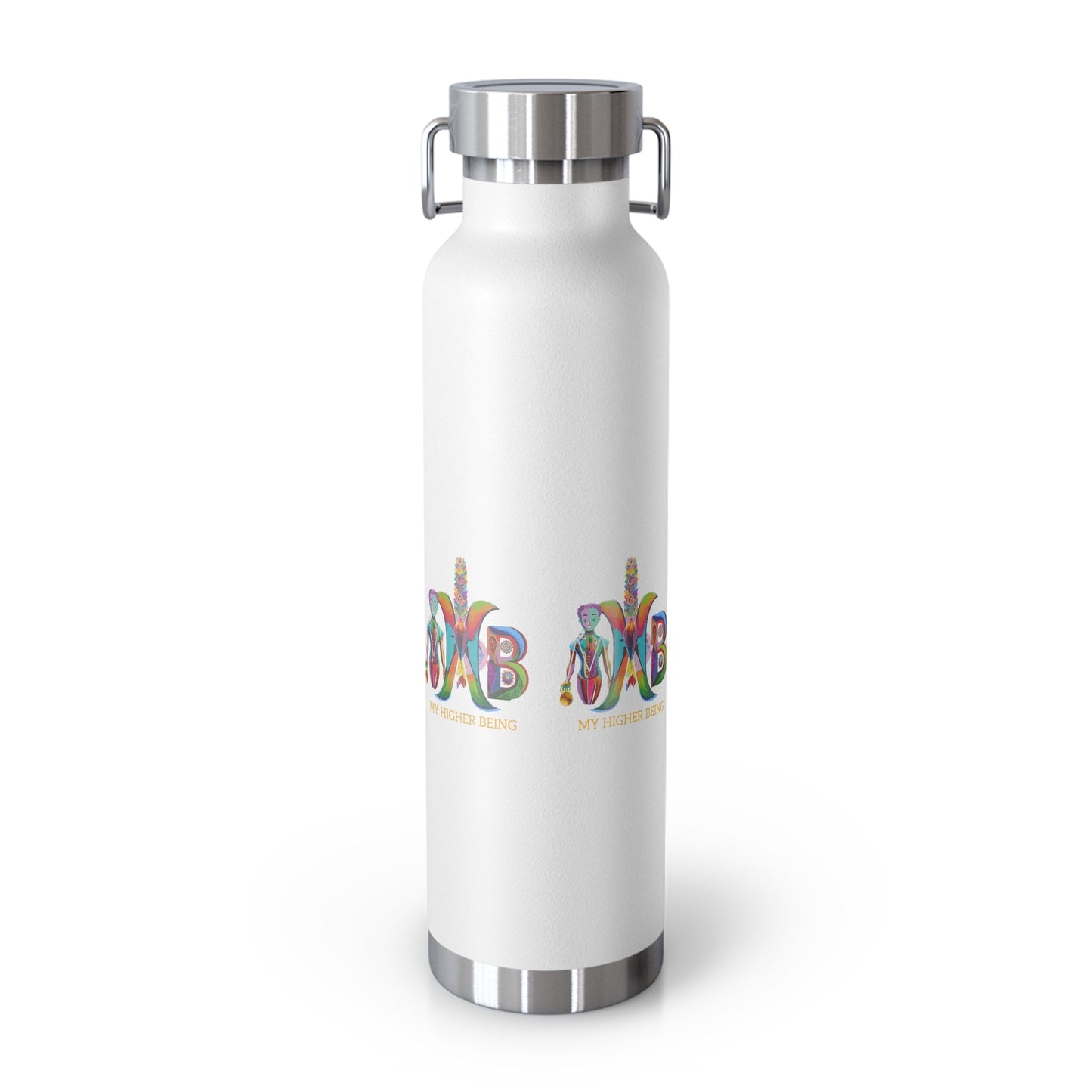 'I Wear My Habits'_Copper Vacuum Insulated Bottle, 22oz - My Higher Being