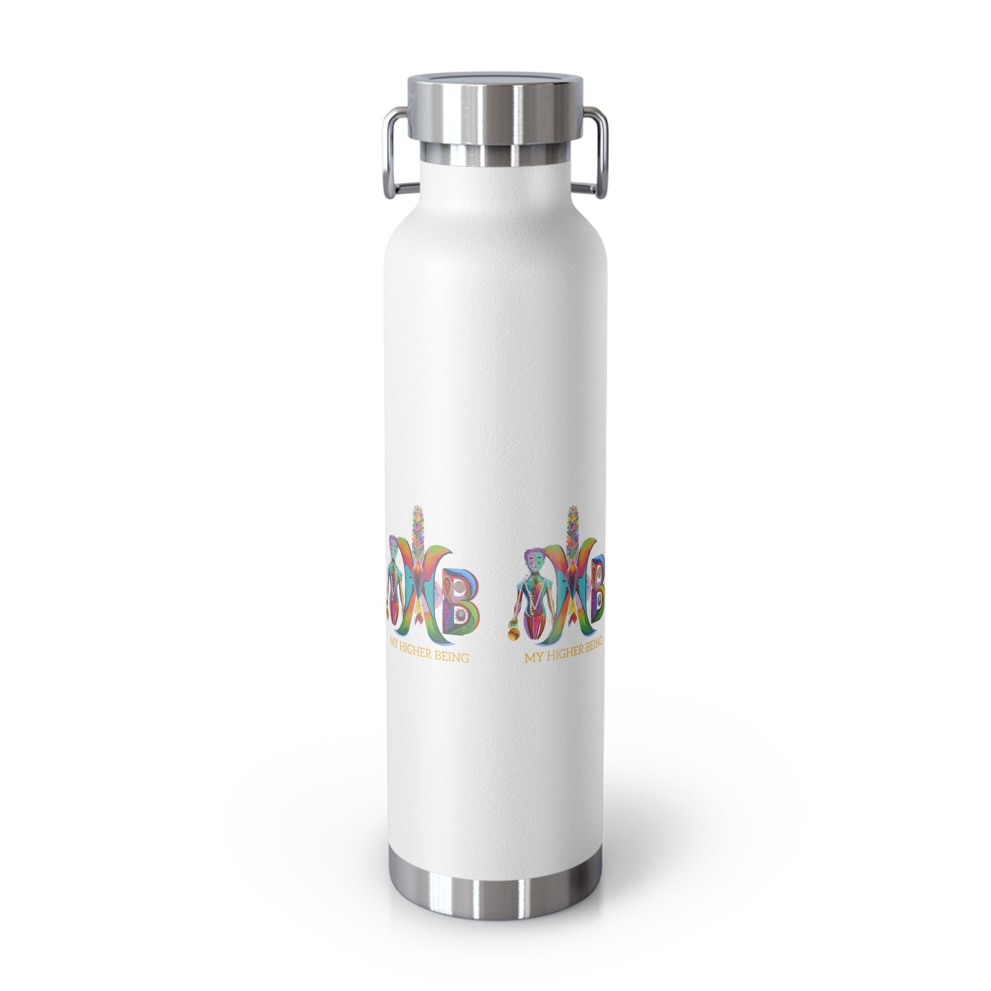 'I Wear My Habits'_Copper Vacuum Insulated Bottle, 22oz - My Higher Being