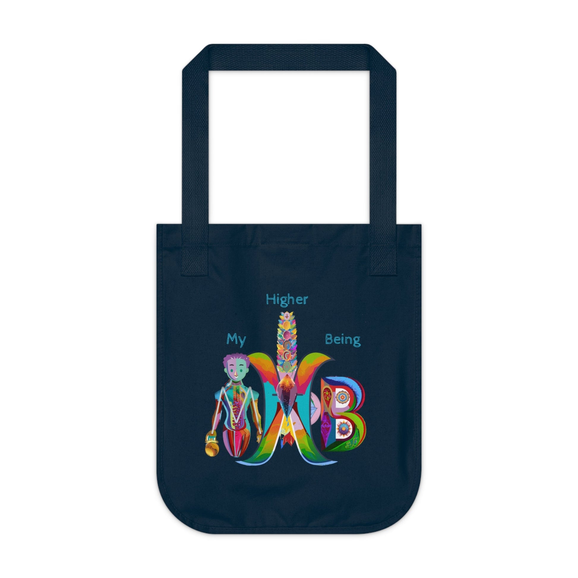 'My Higher Being'_100% Organic Cotton Canvas Tote Bag - My Higher Being