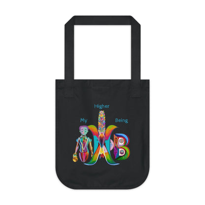 'My Higher Being'_100% Organic Cotton Canvas Tote Bag - My Higher Being