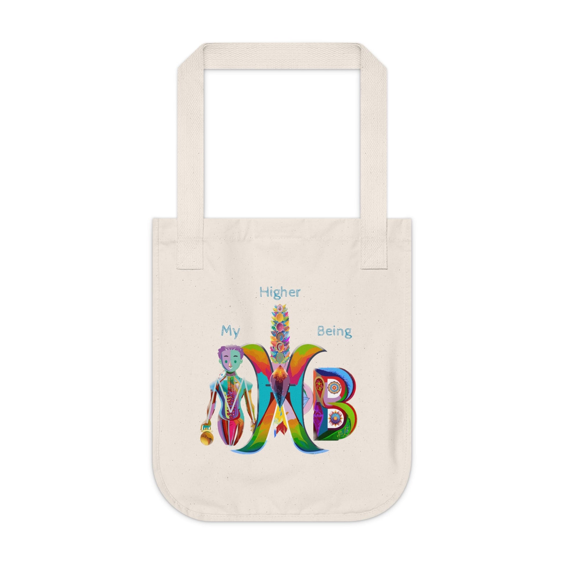 'My Higher Being'_100% Organic Cotton Canvas Tote Bag - My Higher Being