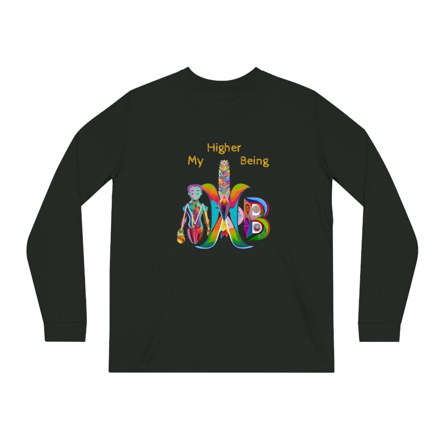 'My Higher Being'_100% Organic Cotton Long Sleeve Tee - My Higher Being