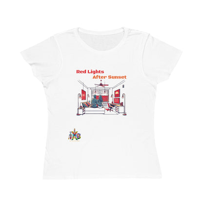 'Red Lights After Sunset'_100% Organic Women's Classic T-Shirt - My Higher Being