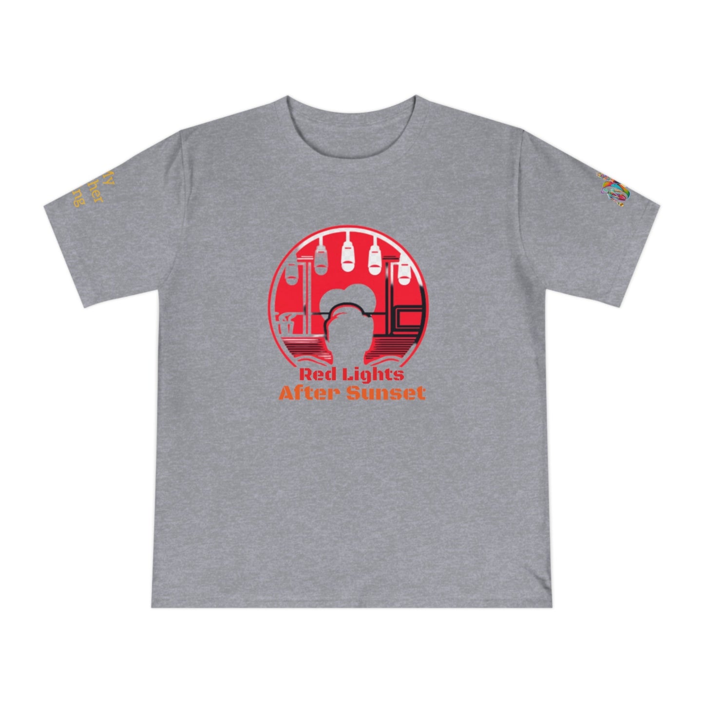 'Red Lights After Sunset' (MHB EDITION)_100% Organic Cotton T-Shirt - My Higher Being