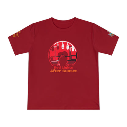 'Red Lights After Sunset' (MHB EDITION)_100% Organic Cotton T-Shirt - My Higher Being