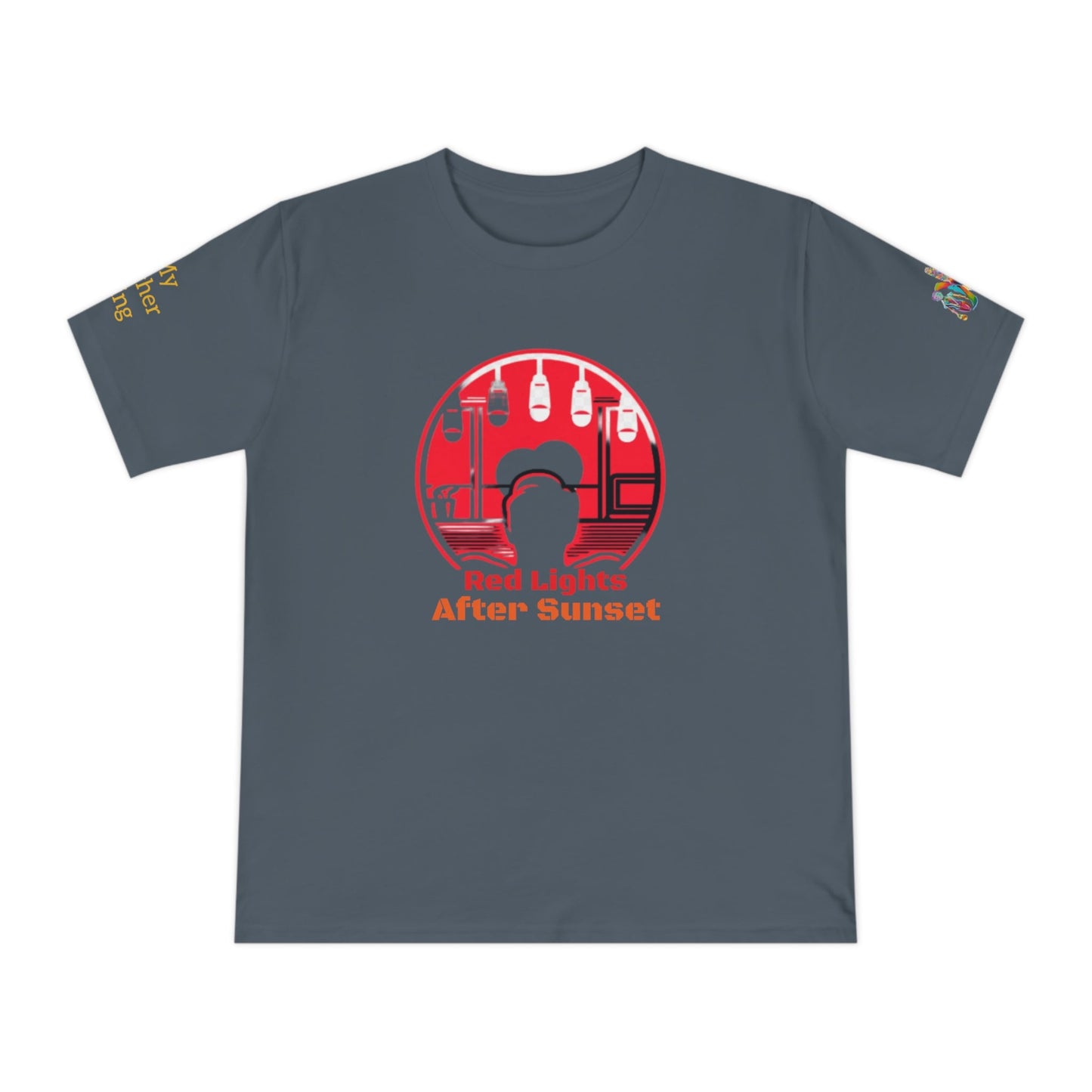 'Red Lights After Sunset' (MHB EDITION)_100% Organic Cotton T-Shirt - My Higher Being