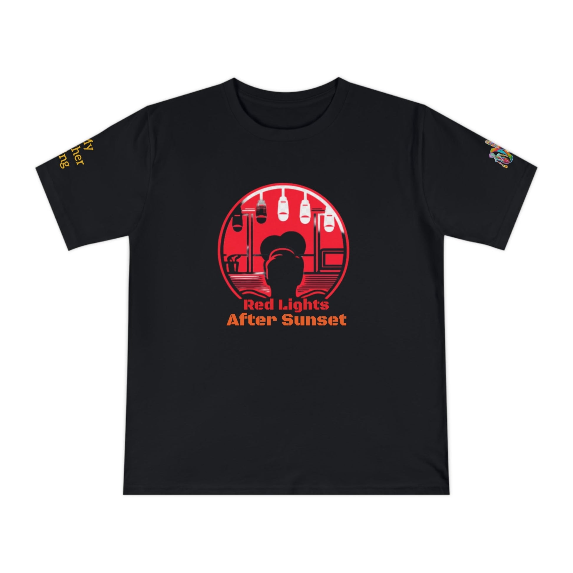 'Red Lights After Sunset' (MHB EDITION)_100% Organic Cotton T-Shirt - My Higher Being