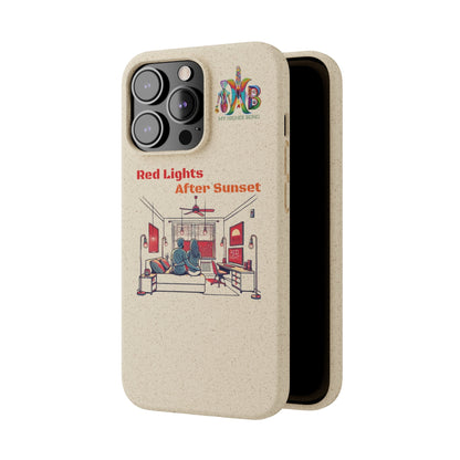 'Red Lights After Sunset'_Plastic Free Biodegradable Phone Case (MHB Edition) - My Higher Being