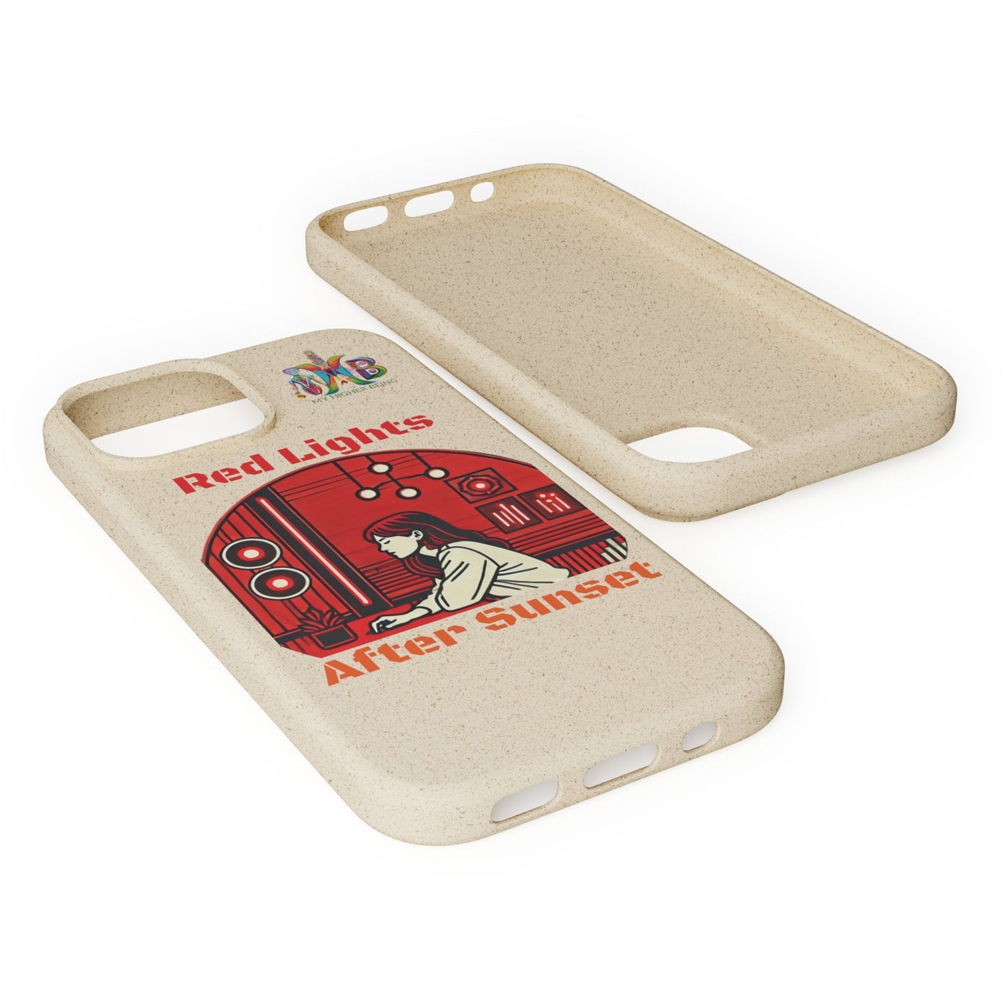 'Red Lights After Sunset'_Plastic Free Biodegradable Phone Case (MHB Edition) - My Higher Being