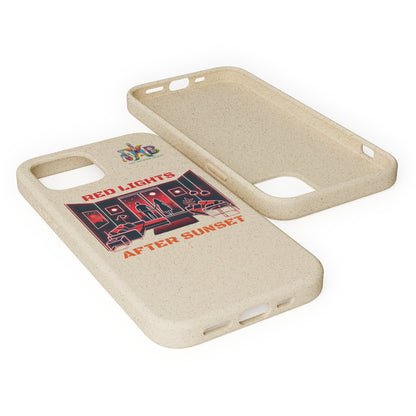 'Red Lights After Sunset'_Plastic Free Biodegradable Phone Case (MHB Edition) - My Higher Being