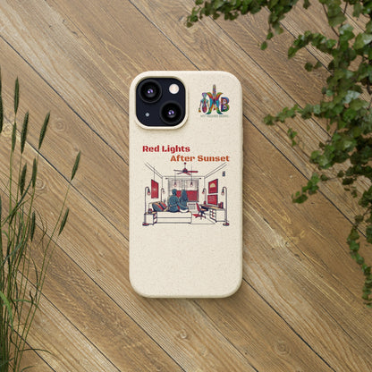 'Red Lights After Sunset'_Plastic Free Biodegradable Phone Case (MHB Edition) - My Higher Being