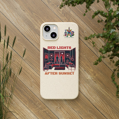 'Red Lights After Sunset'_Plastic Free Biodegradable Phone Case (MHB Edition) - My Higher Being