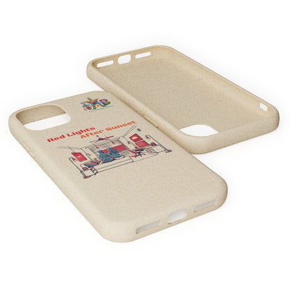 'Red Lights After Sunset'_Plastic Free Biodegradable Phone Case (MHB Edition) - My Higher Being