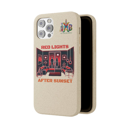 'Red Lights After Sunset'_Plastic Free Biodegradable Phone Case (MHB Edition) - My Higher Being